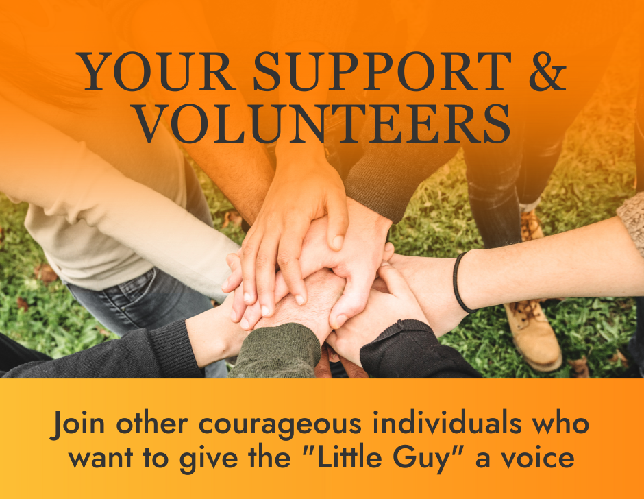 Your Support & Volunteers